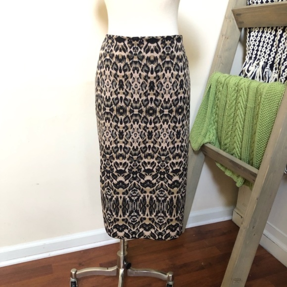 New York & Company Dresses & Skirts - NY & Co Leopard Scuba Pencil Skirt 16 Brown D10
